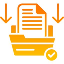 recopilación de datos icono
