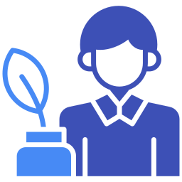 escritor icono