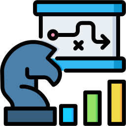 estrategia de crecimiento icono