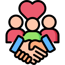 relaciones con los clientes icono