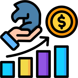estrategia de ventas icono