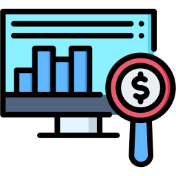 investigación de mercado icono