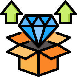 lanzamiento de producto icono