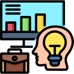 inteligencia empresarial icono