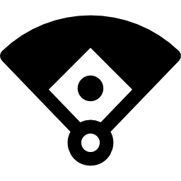 diamante del baseball icona