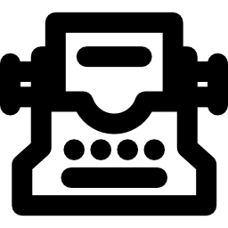 Typewriter icon