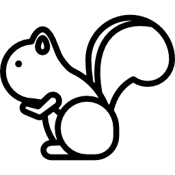 wiewiórka ikona