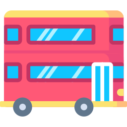 ônibus de dois andares Ícone