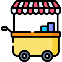 Food cart icon