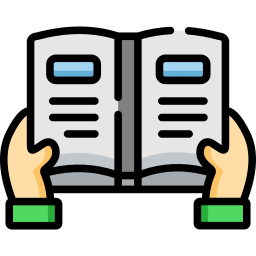 Reading book icon