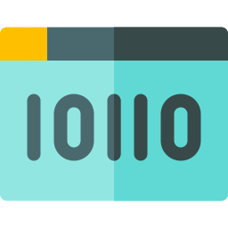 Binary code icon