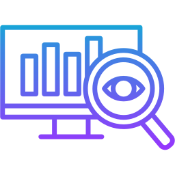 monitoreo de datos icono