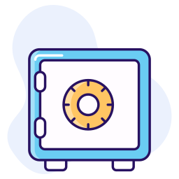 caja de seguridad icono