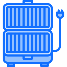 Parrilla electrica icono