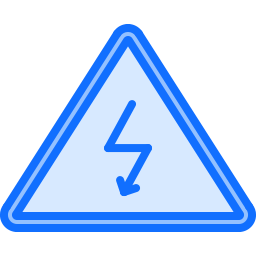 Peligro eléctrico icono