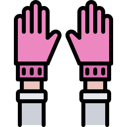 Rubber gloves icon