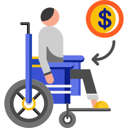 assicurazione invalidità icona