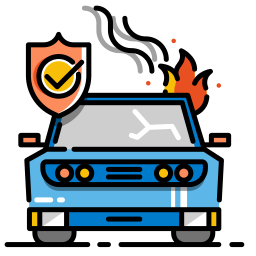 Car accident icon