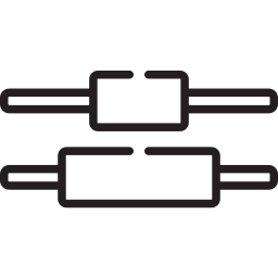 Alineación central icono