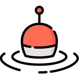 Fishing float icon