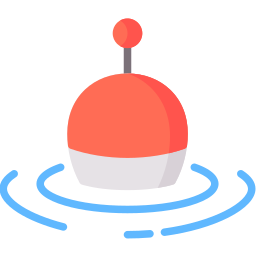 Fishing float icon