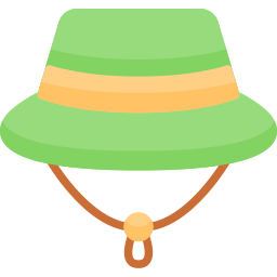 Шляпа для рыбалки иконка
