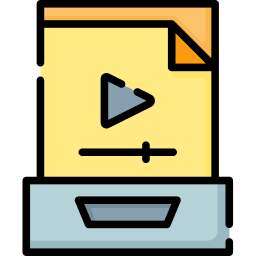 Archivo de vídeo icono