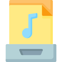 Archivo de audio icono