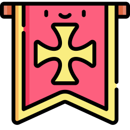 heraldische vlag icoon
