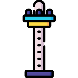 Torre de caída icono