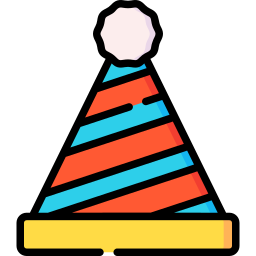 sombrero de fiesta icono