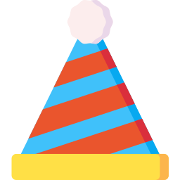 sombrero de fiesta icono