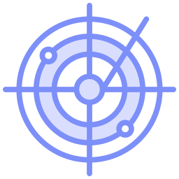 objetivo de enfoque icono