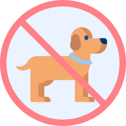 Prohibido mascotas icono