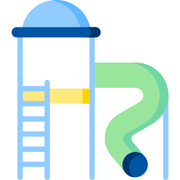 Water slide icon