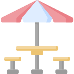 Mesa de picnic icono