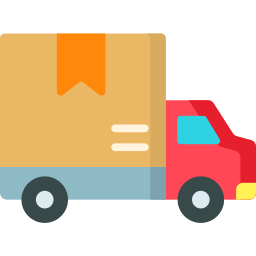 Shipping truck icon