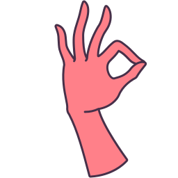 Woman hand icon