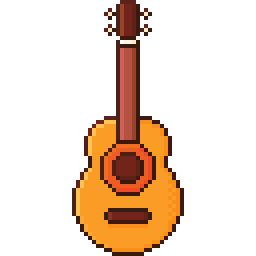 guitarra española icono
