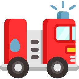 Camión de bomberos icono