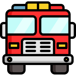Camión de bomberos icono