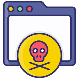hackeo de sitios web icono