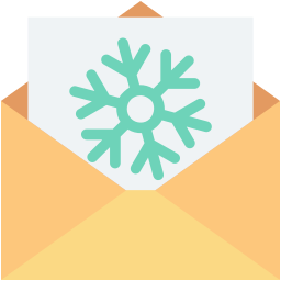 tarjeta de navidad icono