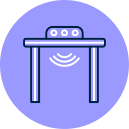 puerta de seguridad icono