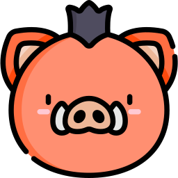 cochon sauvage Icône
