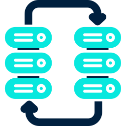migración de datos icono