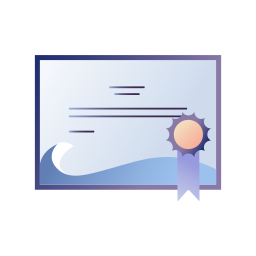 Certificación icono
