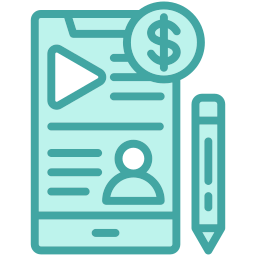 contenido pago icono