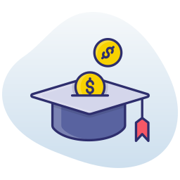 beca de educación icono