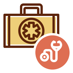 bolsa de médico icono